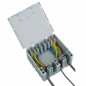 Wago 207-3304-PACK (Pack of 5) Wagobox XL Grey Junction Box Enclosure for 773 & 222 Connectors - Previously Sold As 60339091