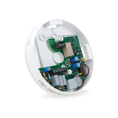 Aico EI128RBU White Surface Mount Hard Wired Relay Base With Lithium Battery Back-Up for Ei3000. Ei2110e, EI160RC & Ei140RC Series Alarms