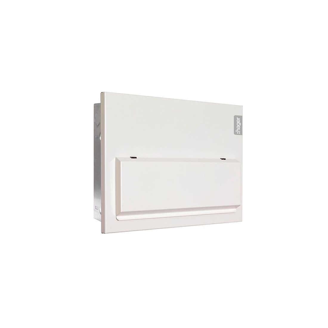 Hager VMLF118SPD Design 10 White Metal 18th Edition Flush Mounting 18