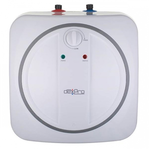 DexPro DXU6 Delux White 6 Litre 2kW Unvented Undersink Water Heater For Single Or Multiple Outlets