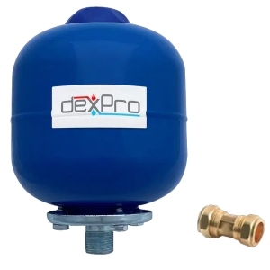 DexPro DXUKIT2 Expansion Vessel With Pressure Reducing Valve & Check Valve For Unvented Systems