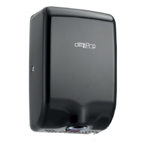 DexPro FC1MB Feisty Compact Matt Black 1kW Compact High Speed Eco Automatic Hand Dryer