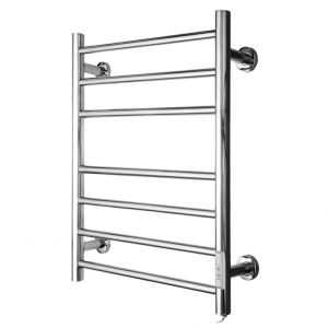 DexPro DXTR7040SST Delux Stainless Steel 70W IP44 Electric Towel Rail With 7 Heating Bars & 2-4 Hour Run-Back Timer