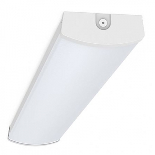 Collingwood Lighting UNL4SNE Uniform CSP White 4ft Emergency Wattage Selectable LED Surface Linear Luminaire With Opal Diffuser & Cool White 4000K LEDs IP44 20W/23W/26W/30W 3000-4500Lm 240V