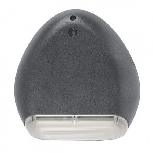 Collingwood Lighting ARA1N Arc Anthracite CCT LED Wallpack Style Bulkhead With 3 Colour Selectable LEDs & Dusk-To-Dawn Photocell IP66 10W 1150-1650Lm 240V