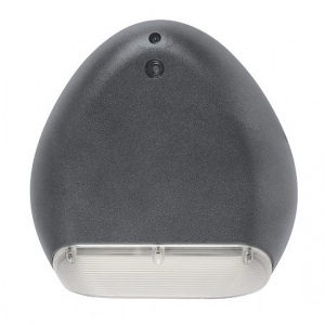 Collingwood Lighting ARA2NE Arc Anthracite Emergency CCT LED Wallpack Style Bulkhead With 3 Colour Selectable LEDs & Dusk-To-Dawn Photocell IP66 17W 2600-2750Lm 240V