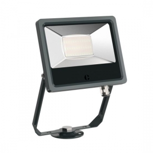 Collingwood Lighting FL03AXCS Anthracite Aluminium CCT LED Floodlight With 3 Colour Selectable LEDs & Mounting Bracket IP65 30W 3000-3900Lm 240V