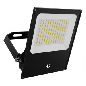 Collingwood Lighting IFLB1N30 Indy K3 Black Aluminium Wattage Selectable Symmetrical Industrial Floodlight With Warm White LEDs IP65 60W/80W/125W 9500-19000Lm 240V