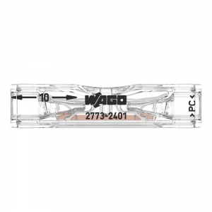 Wago 2773-2401 In-Line Push-Wire Cable Splicing Connector 0.75mm² - 4mm² 32A 450V (Pack of 100)