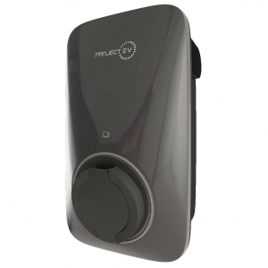 Project-EV APEX-7S-4G Apex 7.4kW 32A 1Ph 230V AC Type2 Untethered EV Wall Charger With WiFi, Bluetooth + 4G & Pen Fault Protection Black