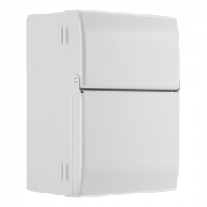 BG Electrical CFUEV6 IP20 EV Consumer Unit With 100A Switch Isolator, 1 x Type 2 SPD & 1 x 40A Type B Curve MCB White