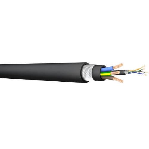 Prysmian DEVP352.060BK 6mm 3 Core EV CAT5 Cable For Installation Of Electric Vehicle Charge Points (Priced Per Meter)