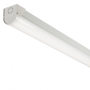 Knightsbridge BATSCWST4 White 4ft Self-Test Emergency Wattage & CCT Selectable LED Batten With Opal Diffuser IP20 18/32W 2600Lm-4490Lm 240V