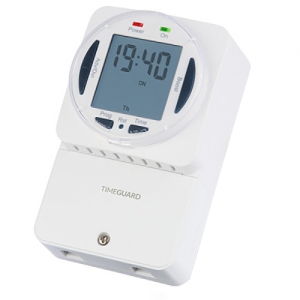 Timeguard NTTHDS 24Hr / 7 Day Compact Heavy Duty Digital Timeswitch With 1 - 2Hr Boost, Voltage Free Contacts & 56 ON+OFF Programs Per Week 20A