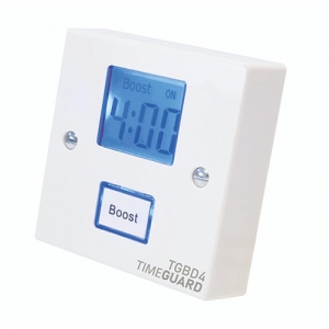 Timeguard TGBD4 Boostmaster White 4 Hour Digital Boost Timer With Countdown Display