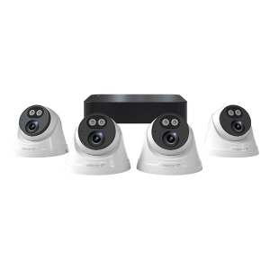 ESP RC24KD4W Rekor IP 24/7 POE App Controllable CCTV Kit With 4 x 2MP White 24/7 Dome Cameras, 4 Channel 1Tb IP POE NVR, Cables & Power Supply