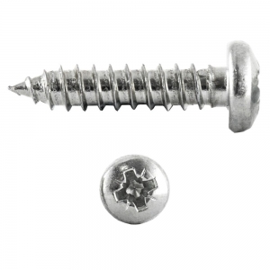 Internet-Electrical AVST8075 Zinc Plated Self-Tapping Panhead Pozi-Drive Screw  M8 x ¾ Inch (Pack Size 200)
