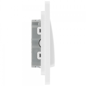 BG Electrical PCDCL15W Evolve Pearlescent White 10A TP Fan Isolator Switch