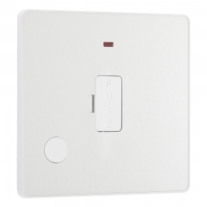 BG Electrical PCDCL54W Evolve Pearlescent White 13A Unswitched Fused Connection Unit BG Electrical PCDCL54W Evolve Pearlescent White 13A Unswitched Fused Connection Unit