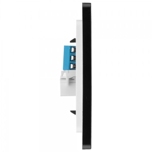 BG Electrical PCDMBBTS1B Evolve Matt Black Single BT Secondary Telephone Socket