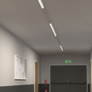 Ansell Lighting ANOU4/2 Nouline White 4ft Wattage & 3 Colour Selectable LED Batten 19/38W 2600-5100Lm IP20