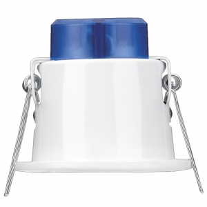 Aurora Lighting AU-R6CWSBF R6 Series White Colour & Wattage Switchable 4-8W IP65 Fixed Baffled Fire Rated LED Downlight