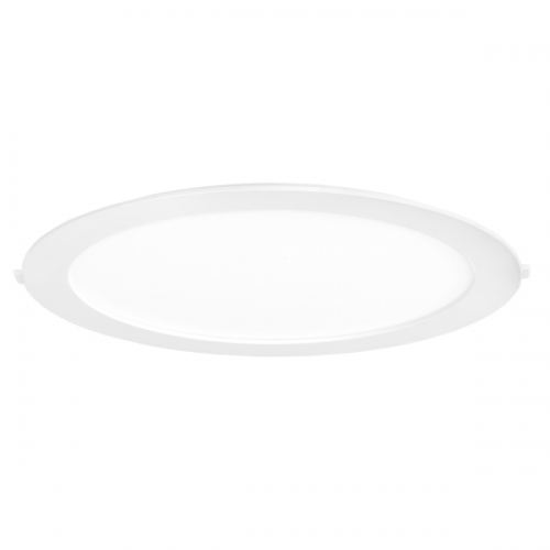 Aurora Lighting SD1/40 White Polycarbonate 5W 460Lm Low Profile Non Dimmable Commercial LED Downlight With Cool White 4000K LEDs & TP(b) Diffuser DiaØ: 128mm | Cut-Out: 115mm | Recess Depth: 21mm