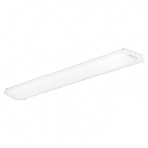 Aurora Lighting AU-SF1200WS/40 PrincetonWS White 4ft Wattage Selectable UGR19 LED Linear Luminaire With  Opal Polycarbonate Diffuser & Cool White 4000K LEDs IP20 22/28/34W 2800-4100Lm 240V