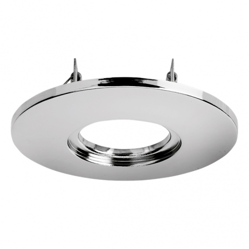 Aurora Lighting AU-AP600PC mPRO Polished Chrome Fire-Rated Downlight Adaptor Plate Overall DiaØ: 175mm | Hole DiaØ: 85mm - 145mm
