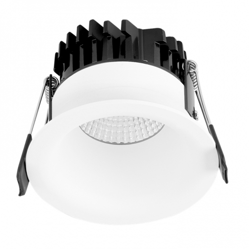 Aurora Lighting EN-DLB072D/40 White LED Fixed Baffled Integrated Downlight Dimmable 4000K 7W 240V 20mm