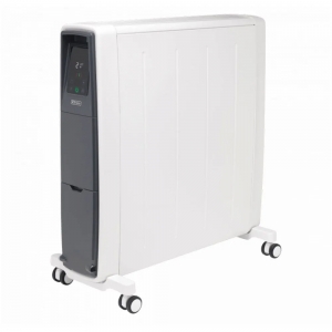 Dimplex FUTM2CE FutuRad White/Grey 2kW Oil Free Plug-In Bluetooth Portable Radiator With 12Hr Run-Back Timer,  3 Heat Settings & Easy Glide Castors