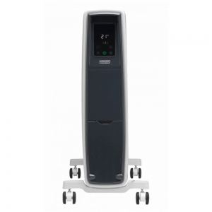 Dimplex FUTM2CE FutuRad White/Grey 2kW Oil Free Plug-In Bluetooth Portable Radiator With 12Hr Run-Back Timer,  3 Heat Settings & Easy Glide Castors