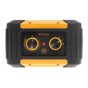 Dimplex RUG3TS Black/Amber 3kW Rugged Workshop Fan Heater With 2 Heat Settings + Cool Air