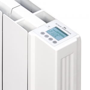 Elnur RD4W White 500W 4 Element Low Energy Wi-Fi Compatible Programmable Fluid Filled Electric Radiator - App Controllable With Optional G-ControlHub
