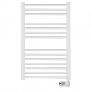 Elnur TBB8K TBBK Series White Digital Low Energy Towel Rail Digital Temperature Selector, Daily+Weekly Programming & Open Window Detection IP44 300W