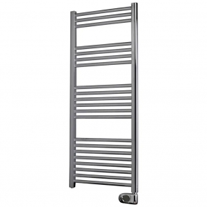 Elnur TBC12K TBCK Series Chrome Digital Low Energy Towel Rail Digital Temperature Selector, Daily+Weekly Programming & Open Window Detection IP44 600W