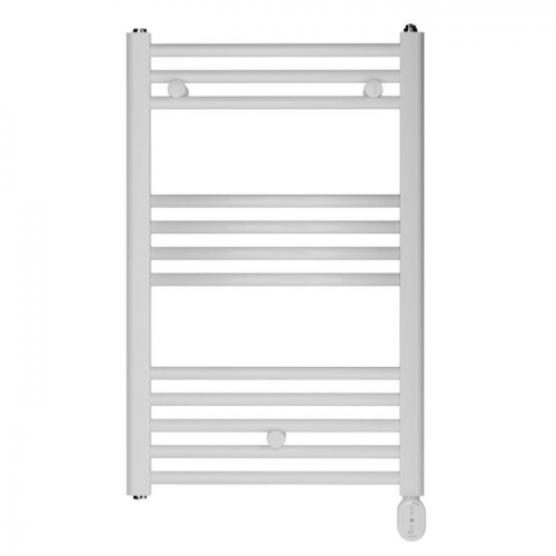 Rointe TELWI50B077 Elba WiFI Oval White 300W 12 Tube Low Energy Fluid Filled Wi-Fi Digital Electric Towel Rail With Artificial Intelligence - App Enabled