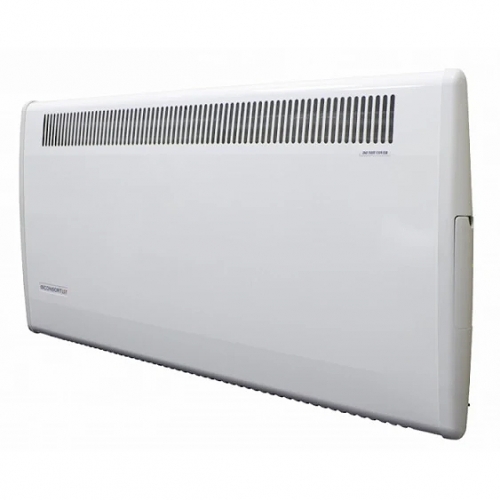 Consort Claudgen PLSTi100EWIFI PLSTiE White 1000W Slimline Low Surface Temperature Electric Panel Heater With 7 Day Timer & Intelligent Fan Control Width: 640mm