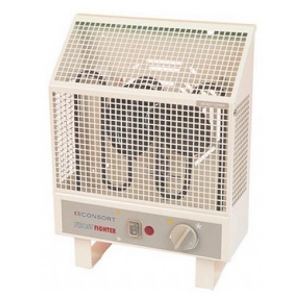 Consort Claudgen UHA10S Frostfighter Barley White 1kW IP24 Utility Convector Heater With Fan