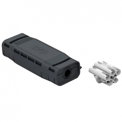 Wiska 10112028 EV103 Grey IP68 Straight Pre-Filled Gel Connector With Screw Terminal Block For 13-17mm² Dia Cable
