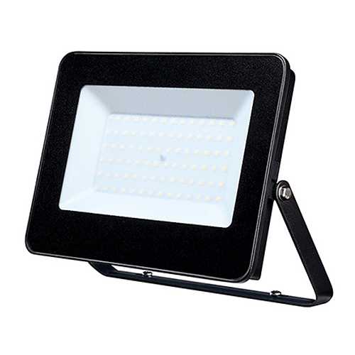 JCC Lighting JC050005 Toughflood Black 70W 6300Lm Commercial LED Floodlight With Cool White 4000K LEDs & Polycarbonate Difffuser