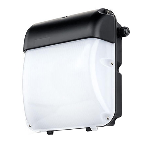 JCC Lighting JC130004 Black Aluminium 30W 2600Lm IP65 Outdoor LED Wallpack Wall Light With Cool White 4000K LEDs