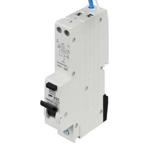 MK H6835s Sentry 1 Module 20A 6kA 30mA SP Type A B Curve RCBO - For Domestic Installations