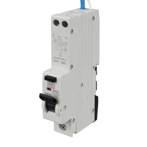 MK H6838s Sentry 1 Module 50A 6kA 30mA SP Type A B Curve RCBO - For Domestic Installations