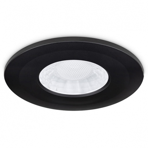 JCC Lighting JC1107/BLK Black Twist & Lock Bezel For JC1101 Fixed X50 Fire-Rated Downlights