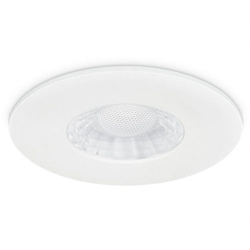 JCC Lighting JC1107/WH White Twist & Lock Bezel For JC1101 Fixed X50 Fire-Rated Downlights