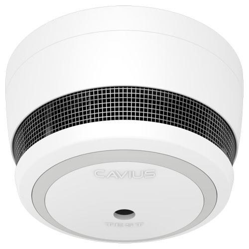 Kidde CV2106 Cavius (2 Pack) White Compact Battery Powered Optical Smoke Alarm With Wireless Interlink