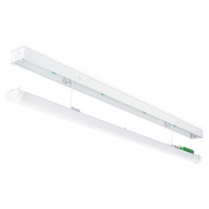 JCC Lighting JC100140 Skypack Pro White 6ft 48W 6825Lm Single LED Batten With Cool White 4000K LEDs & Opal Diffuser