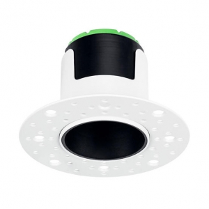 JCC Lighting JC1020/3KBLK V50 Pro Black 5.8W 515Lm Plaster-In CCT LED Fire Rated Downlight With Warm White (3000K) LEDs