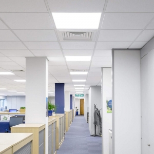 JCC Lighting JC080100 Skytile White IP44 30W 3000Lm 600x600mm UGR19 LED Panel With Warm White (3000K) LEDs & TP(a) Opal Diffuser